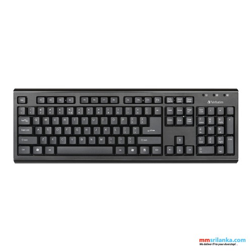 VERBATIM Wireless Keyboard & Mouse Combo (2Y)